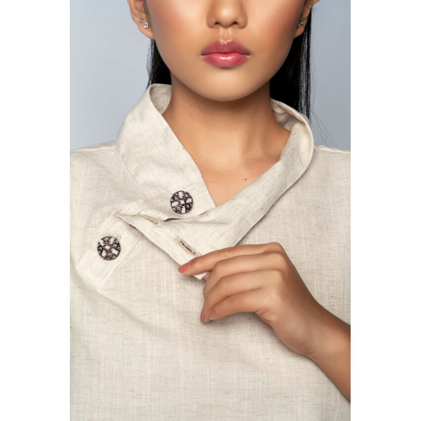 Blusa Botan Kogin Natural - Toshie