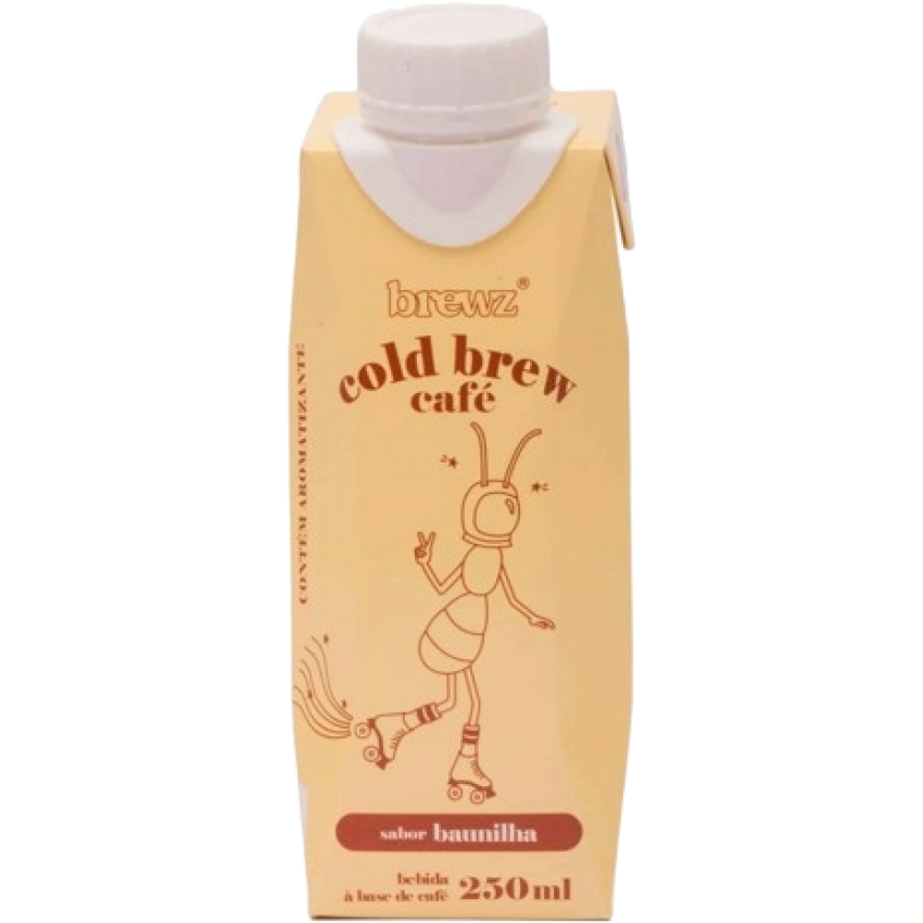 6x Cold Brew (café gelado) - sabor Baunilha 250ml - Brewz