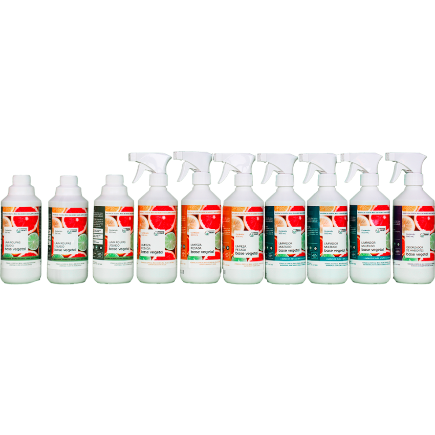 Kit de Limpeza Natural - Ciclo Mensal - Cenit
