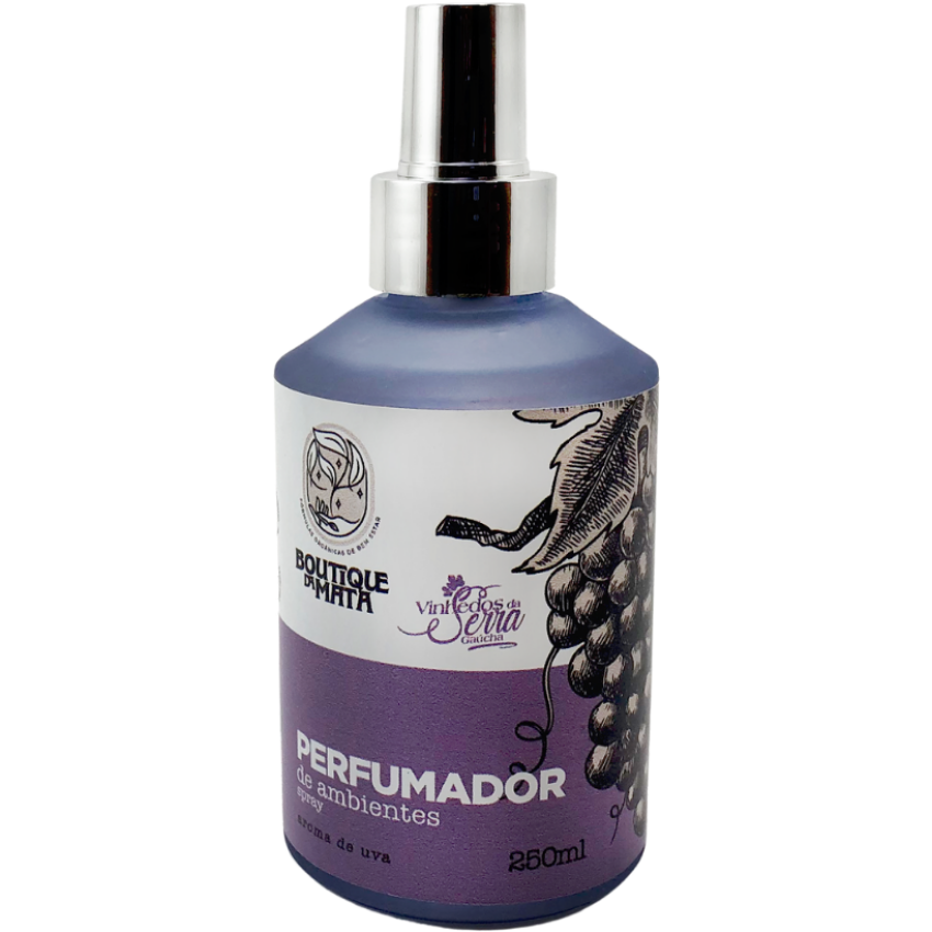 Perfumador Aromatizador de Ambientes Spray Vinhedos 150ml - Boutique da Mata
