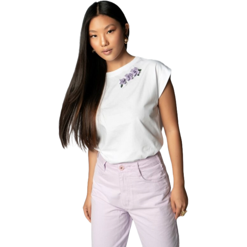 T-shirt Branca Yoko - Toshie