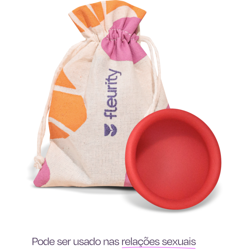 Disco Coletor Menstrual - Vermelho - Fleurity