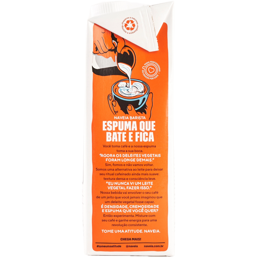 Leite Vegetal Barista 1L - Naveia