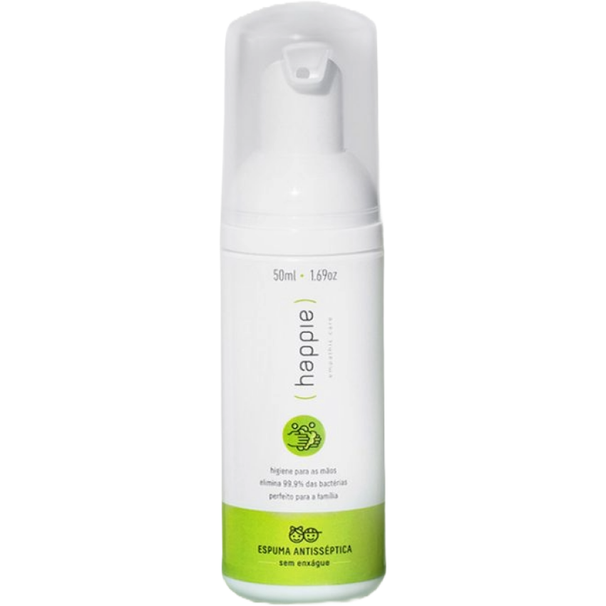 Espuma Antisséptica para Mãos 50ml - Sem Álcool