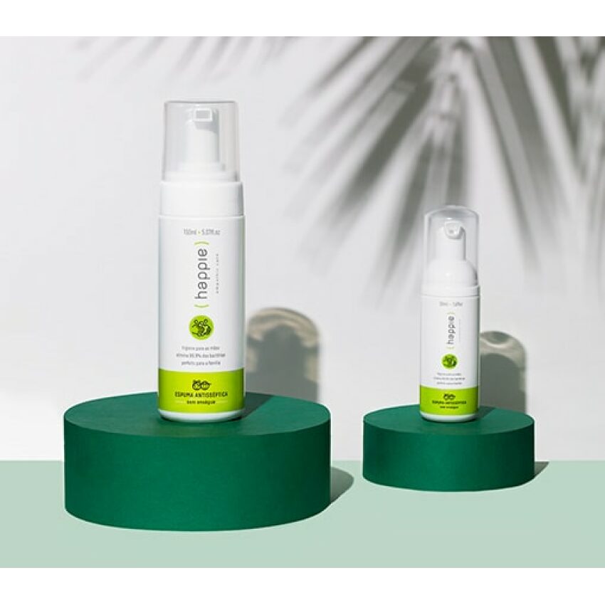 Espuma Antisséptica para Mãos 50ml - Sem Álcool