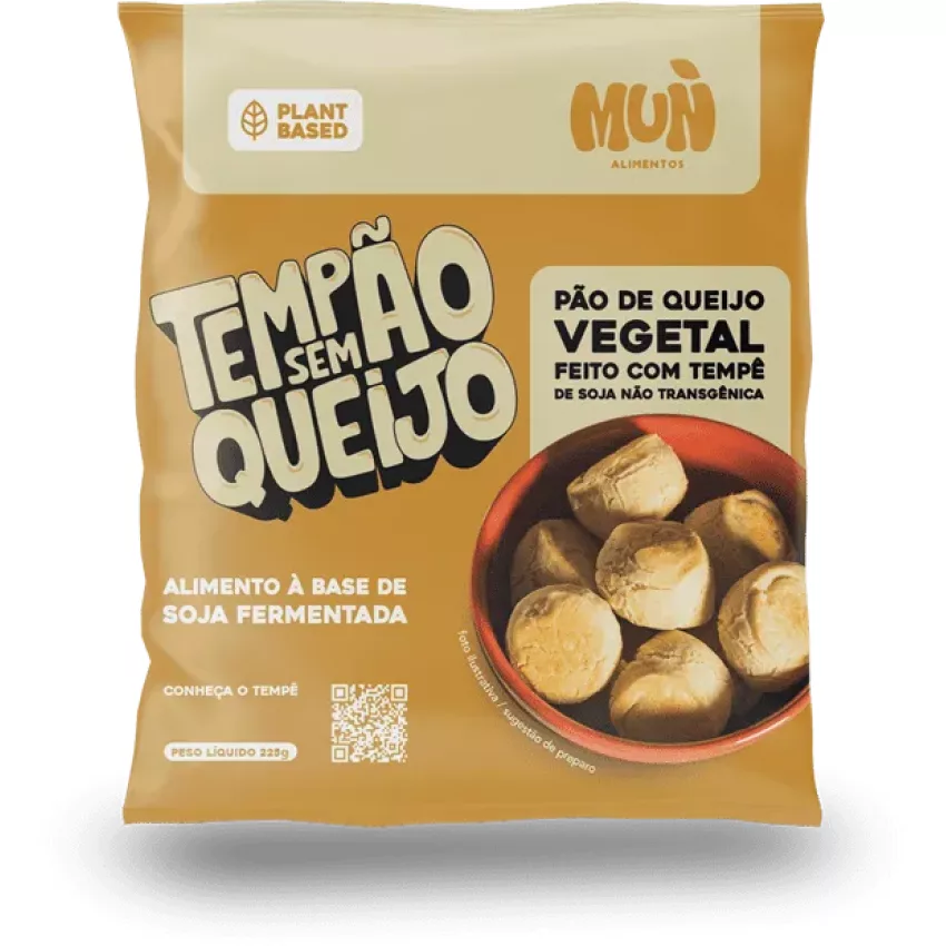 Pão de Queijo Vegano de Tempê 250g - Mun Alimentos