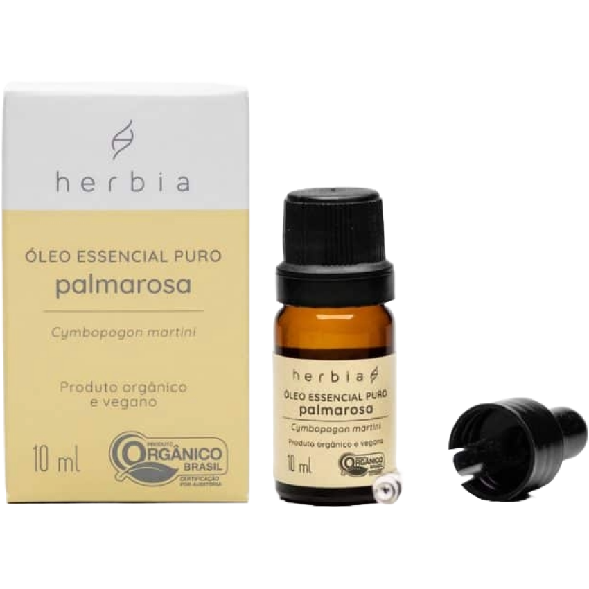 Óleo Essencial de Palmarosa Organico 10ml - Herbia