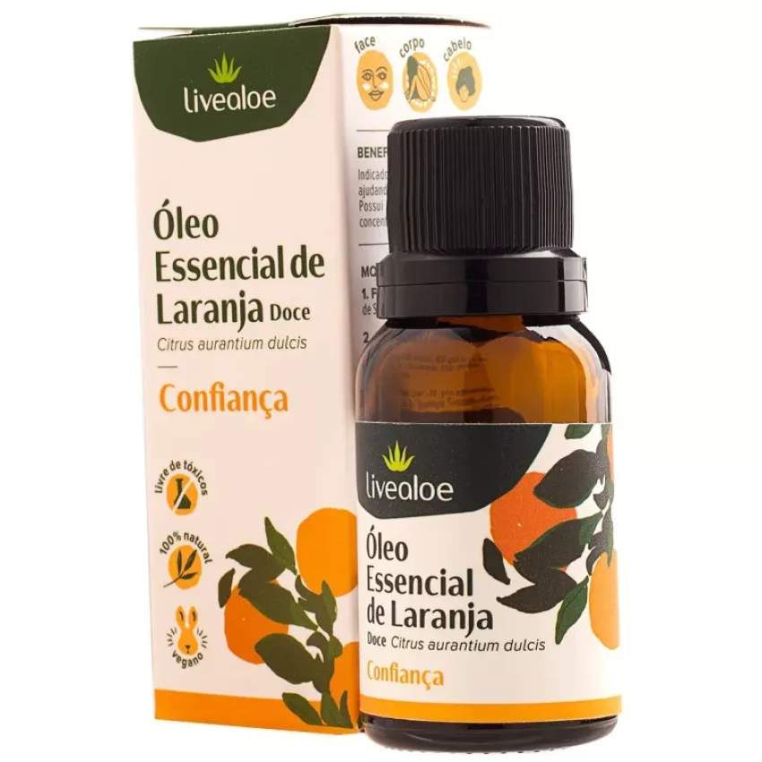 Óleo Essencial de Laranja Doce 15ml - Live Aloe