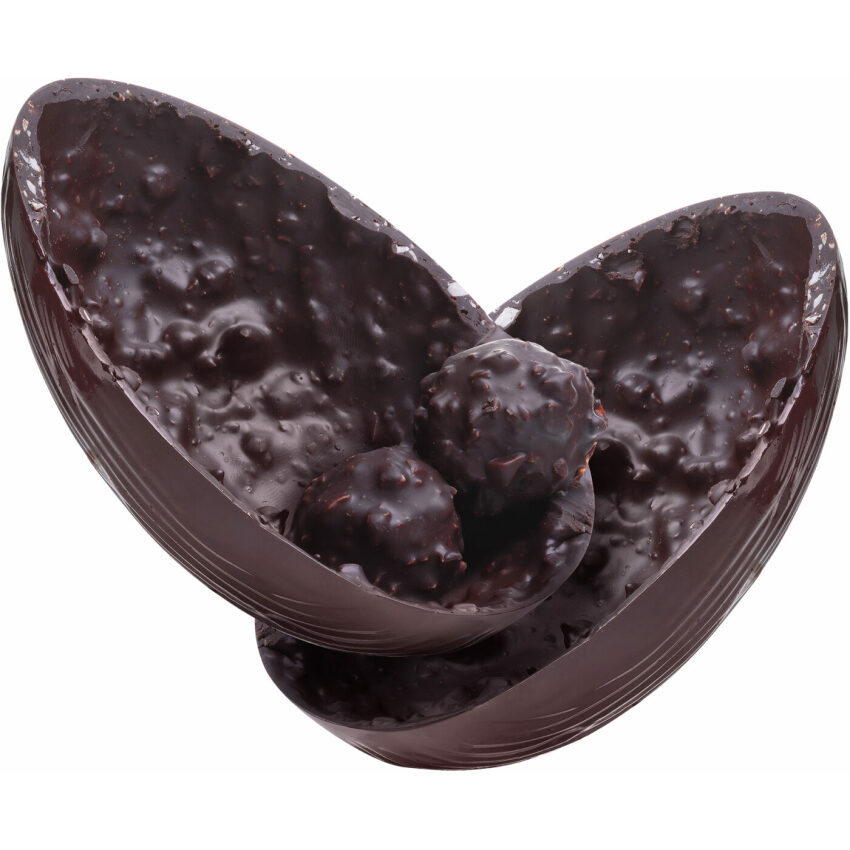 Ovo de Páscoa Chocolate com Avelã Crocante e Bombons 200g - Vegano e Sem Lactose - Tnuva