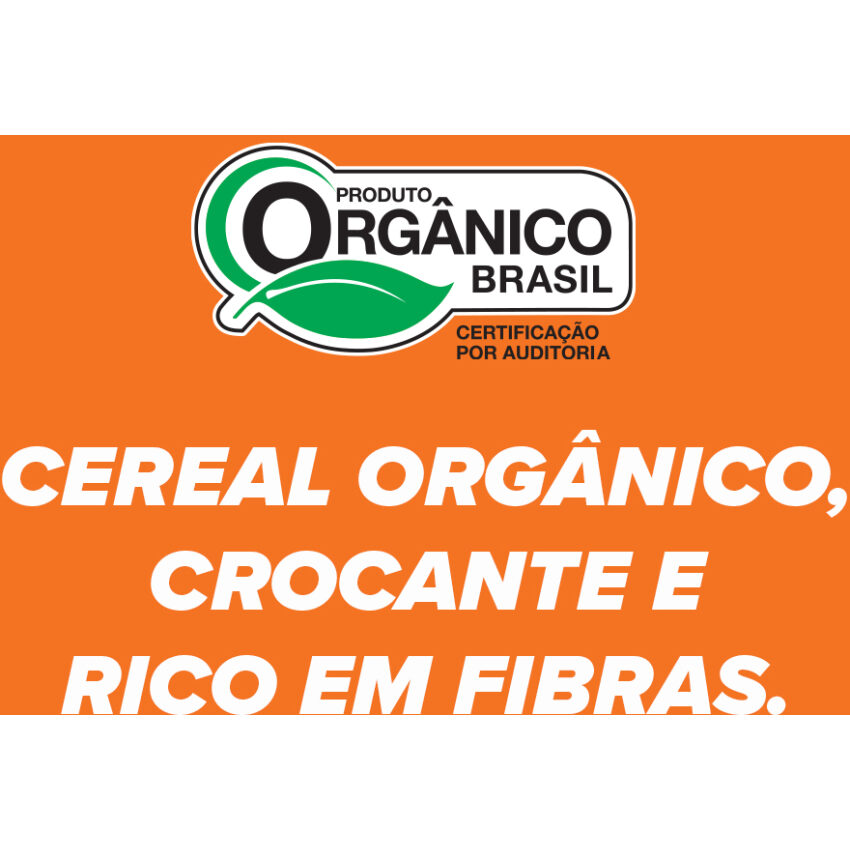 Cereal Matinal Orgânico e Vegano - Cacau e Caramelo 200g - Vegan Crunchy - biO2