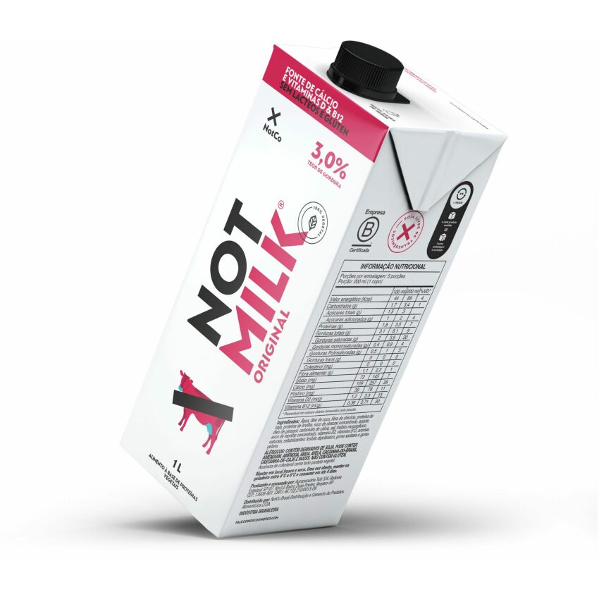 Leite Vegetal NotMilk - Original 1L - NotCo