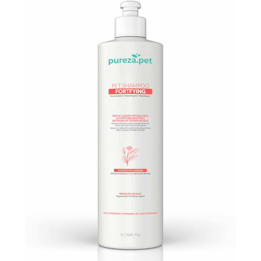Kit Shampoo Antiqueda 1L + Condicionador Fortalecedor 300ml + Colônia - Pureza Pet