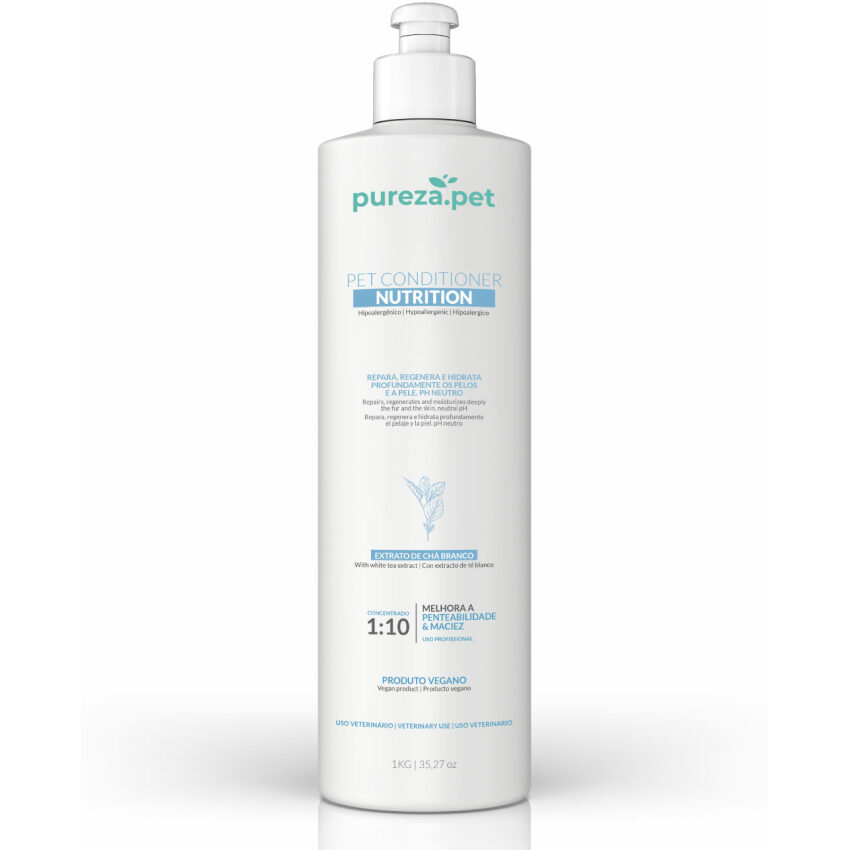 Kit Shampoo 1L e Condicionador 300ml - Nutrição Pet - Pureza Pet