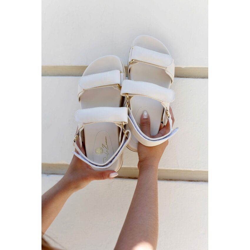 Slide Alicia Off White - Paula Zurcan Sapatos Veganos