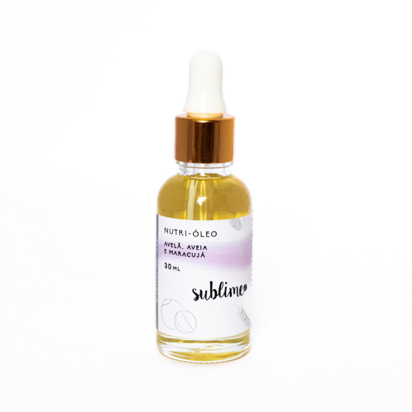 Nutri-óleo Avelã, Aveia e Maracujá 30ml - Sublime Biocosméticos