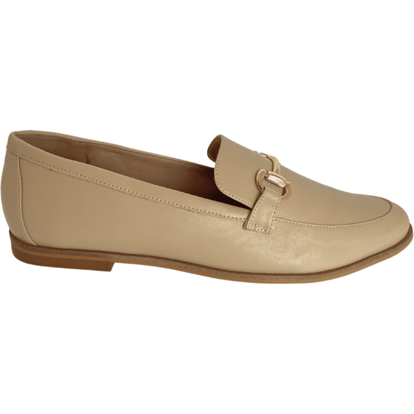 Mocassim Stela Nude - Paula Zurcan Sapatos Veganos