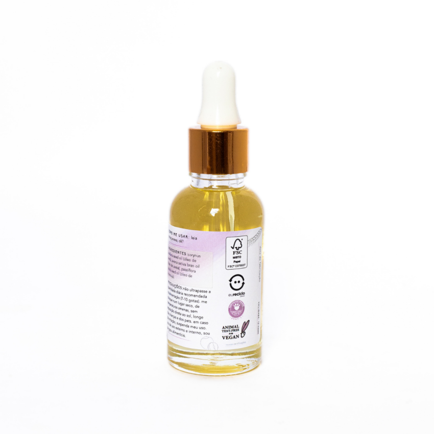 Nutri-óleo Avelã, Aveia e Maracujá 30ml - Sublime Biocosméticos