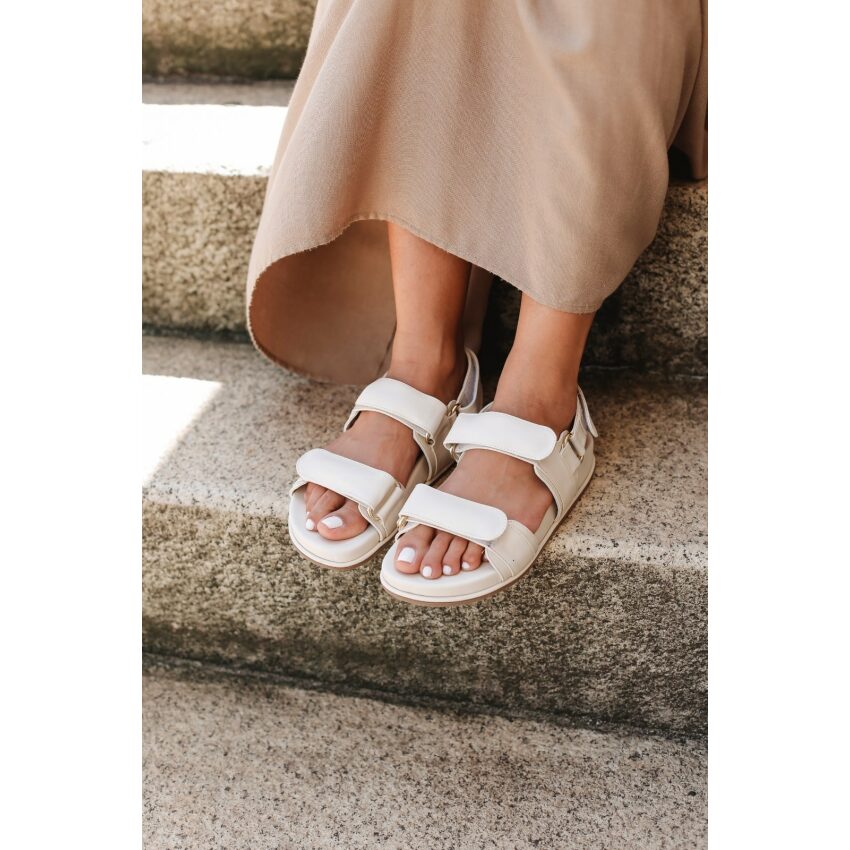 Slide Alicia Off White - Paula Zurcan Sapatos Veganos
