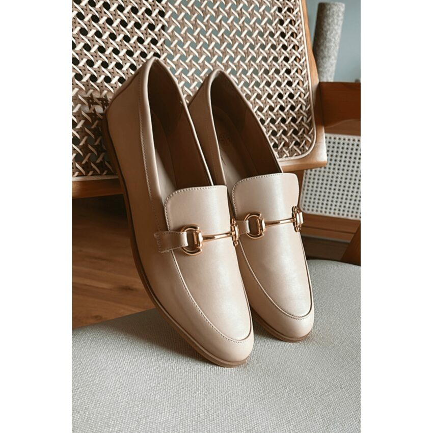 Mocassim Stela Nude - Paula Zurcan Sapatos Veganos