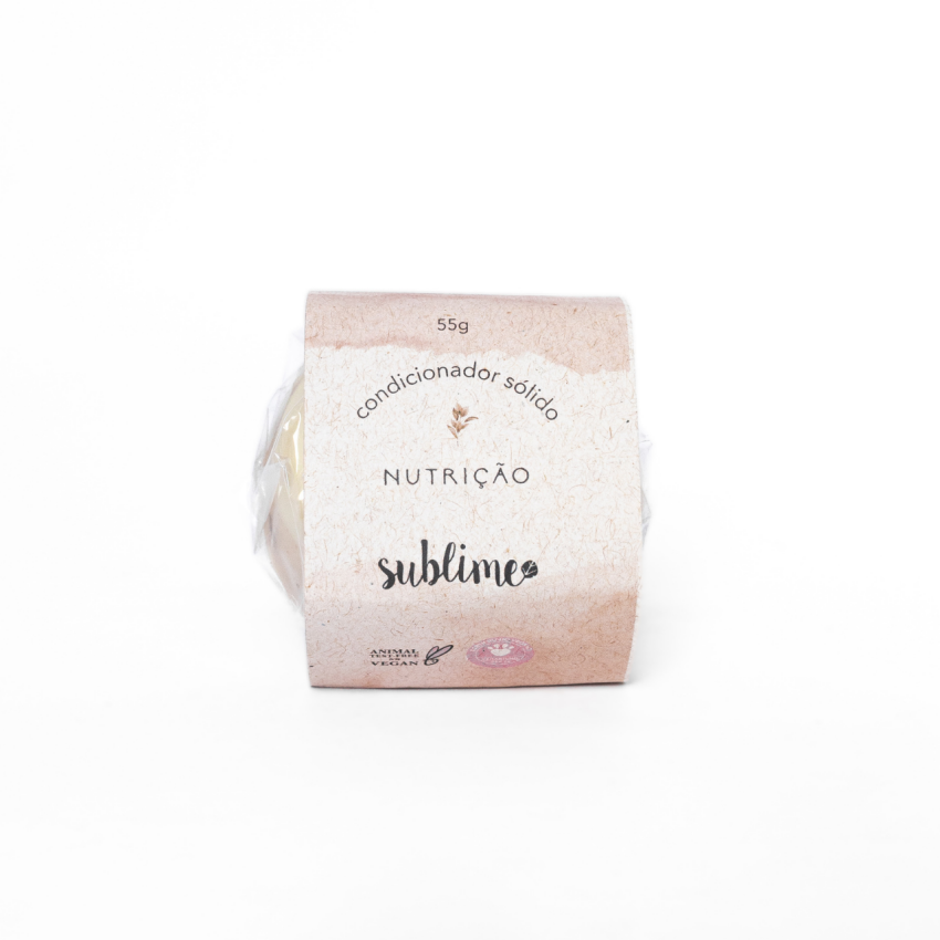 Condicionador Sólido Nutrição 55g - Sublime Biocosméticos
