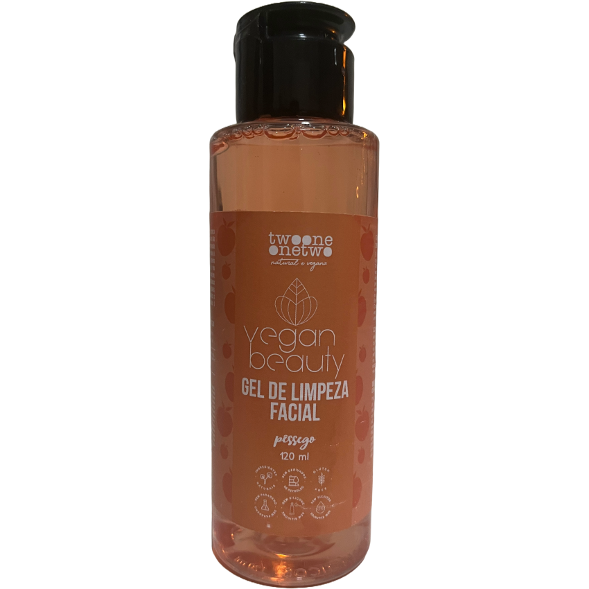 Gel Limpeza Facial Pêssego 120ml - Twoone Onetwo