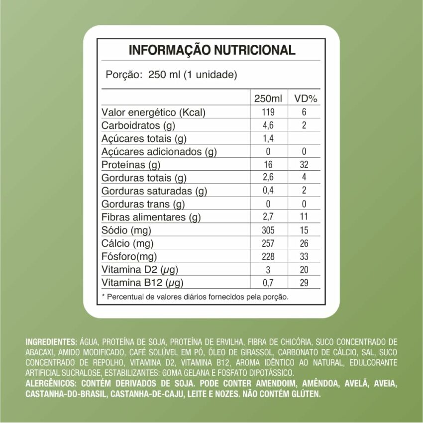Bebida Proteica Vegetal NotShake - 16g de Proteína - Café Caramelo 250ml - NotCo