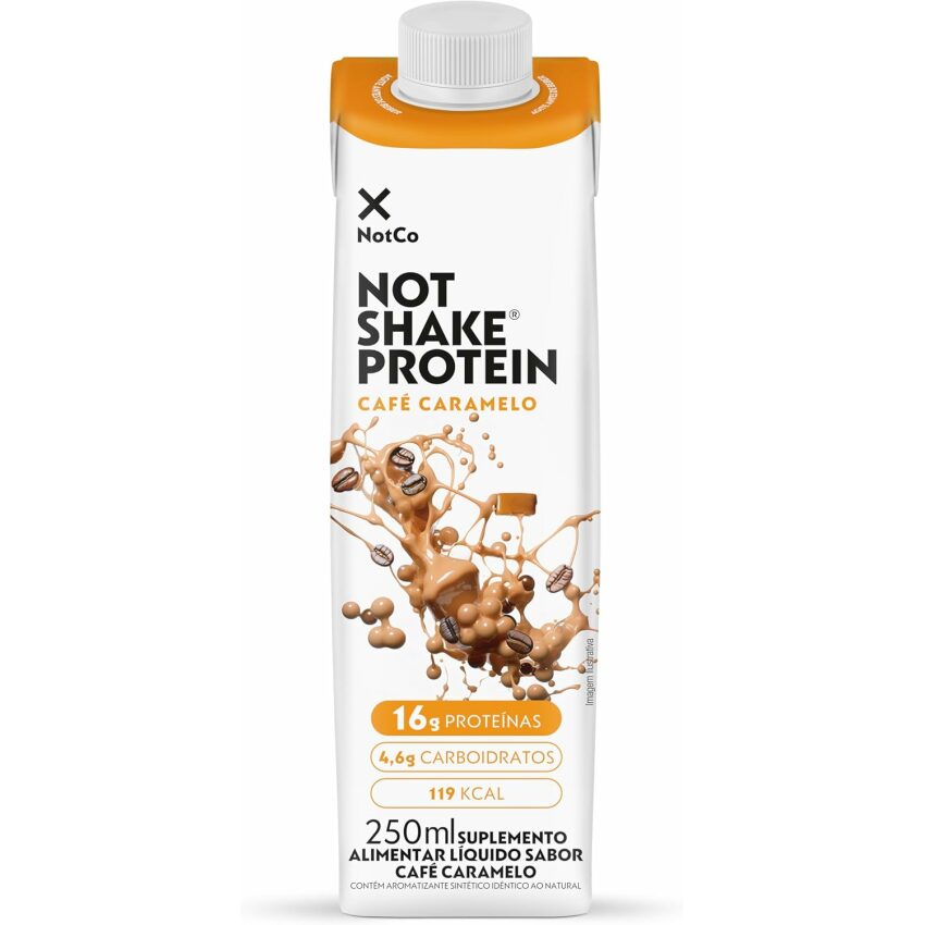 Bebida Proteica Vegetal NotShake - 16g de Proteína - Café Caramelo 250ml - NotCo