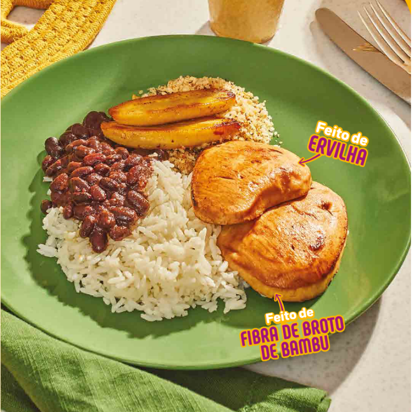 Filé de Frango Vegetal 210g - N.OVO Plant based