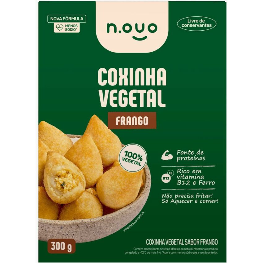 Coxinha de Frango Vegetal 300g - N.OVO Plant based