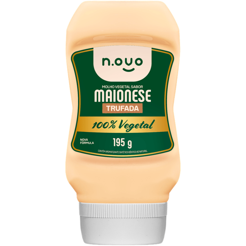Maionese Vegana Trufada 195g - N.OVO Plant based
