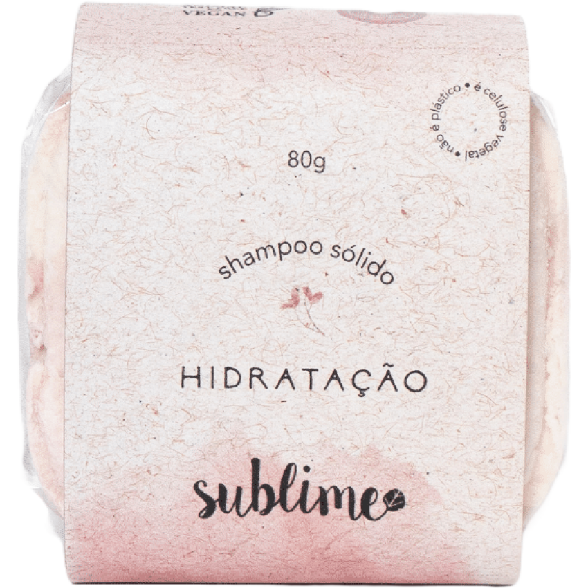 Shampoo Sólido Hidratação 80g - Sublime Biocosméticos
