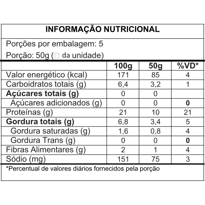 Linguiça Calabresa Vegana Recheada com Queijo, Azeitonas e Manjericão 250g - Tipo Caprese - Vegabom