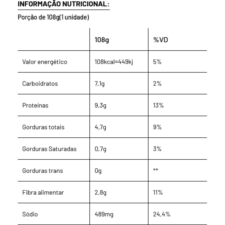 Hambúrguer Vegano de Cogumelos 330g (3 unid.) - Vegabom
