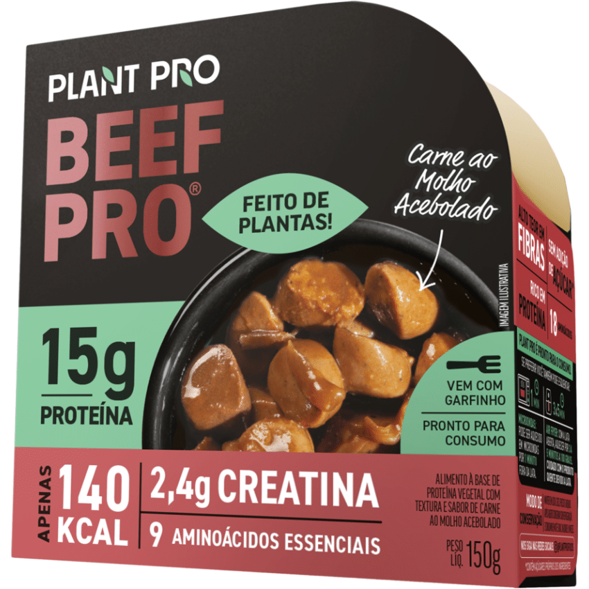 Carne Vegetal em Lata ao Molho Acebolado 150g - Plant Pro