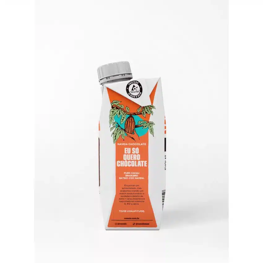 Leite Vegetal Chocolate 250ml - Naveia