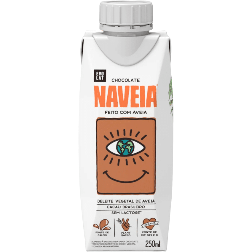Leite Vegetal Chocolate 250ml - Naveia