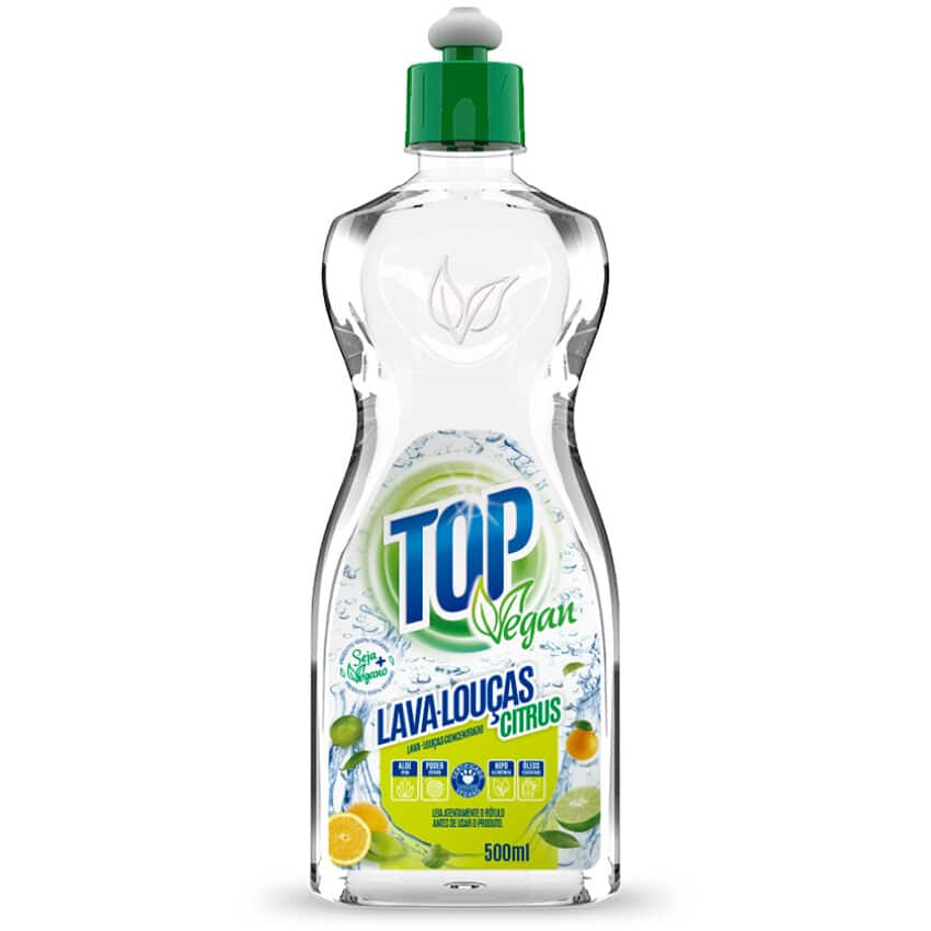 Lava Louças Citrus 500ml - Top Vegan