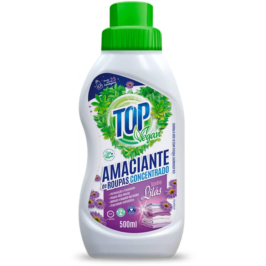Amaciante Concentrado Sonho Lilás 500ml - Top Vegan