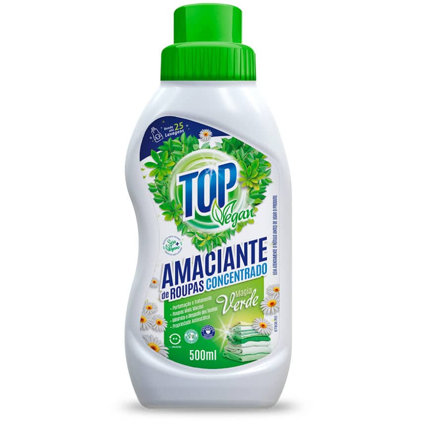Amaciante Concentrado Magia Verde 500ml - Top Vegan