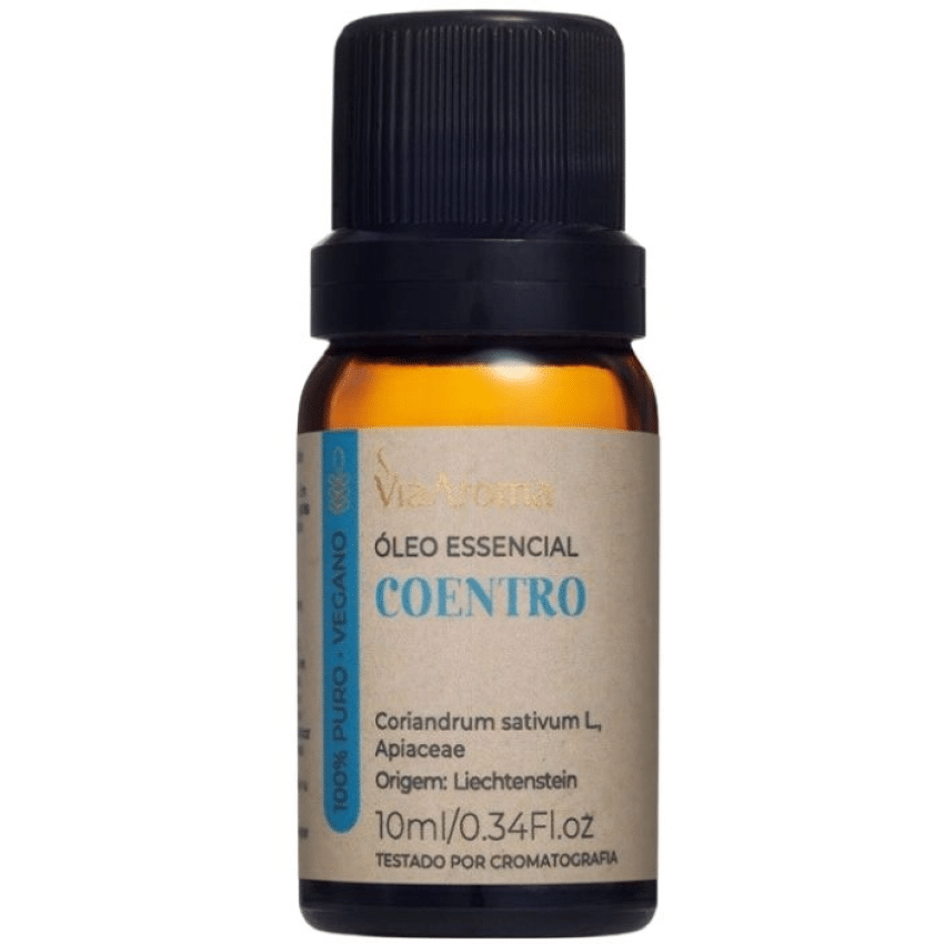 Óleo Essencial de Coentro 10ml - Via Aroma