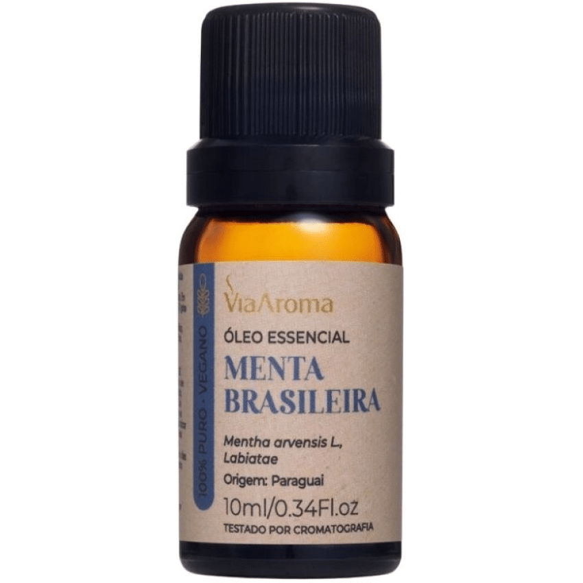 Óleo Essencial de Menta Brasileira 10ml - Via Aroma