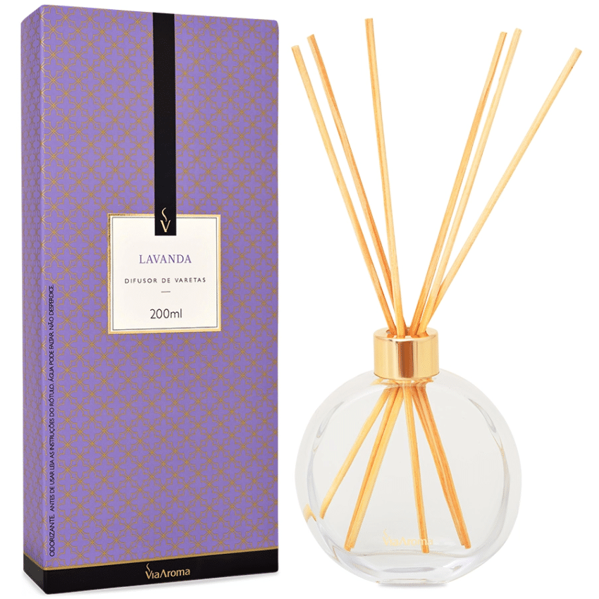 Difusor de Varetas - Lavanda - Via Aroma 200ml