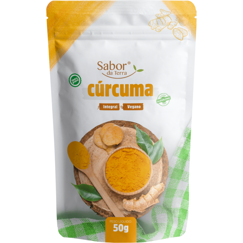 Cúrcuma em Pó 50g - Sabor Da Terra