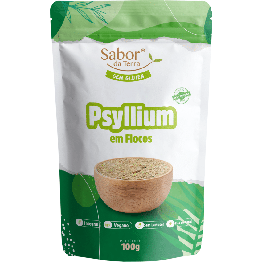 Psyllium em Flocos 100g - Sabor Da Terra
