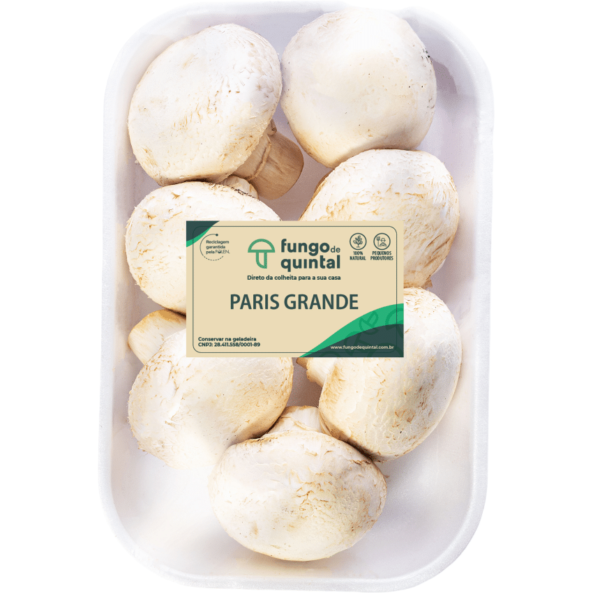Cogumelo Paris Champgion Fresco 200g  - Fungo de Quintal