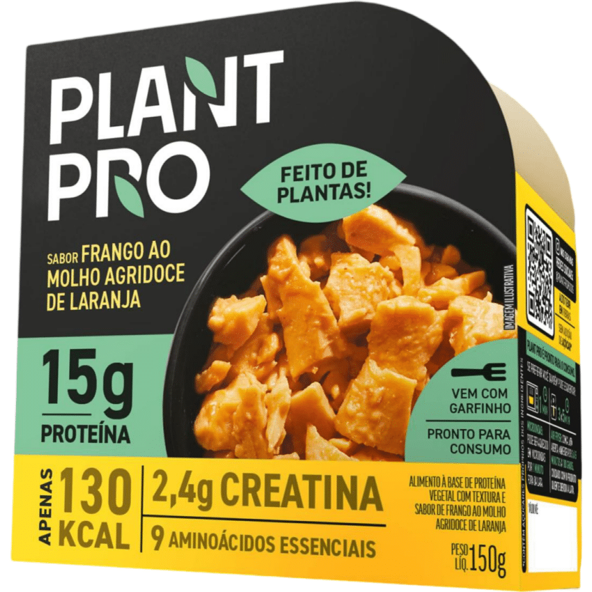 Frango Vegetal em Lata ao Molho Agridoce de Laranja 150g - Plant Pro