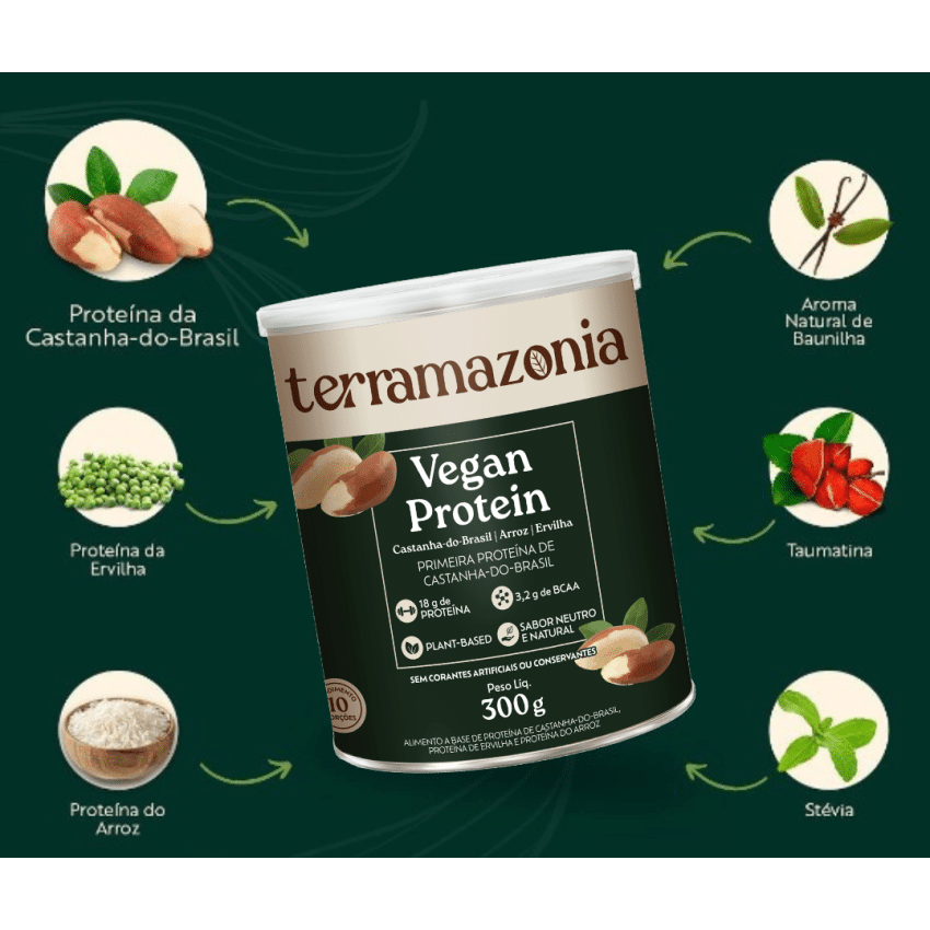 Vegan Protein 300g - Terramazônia