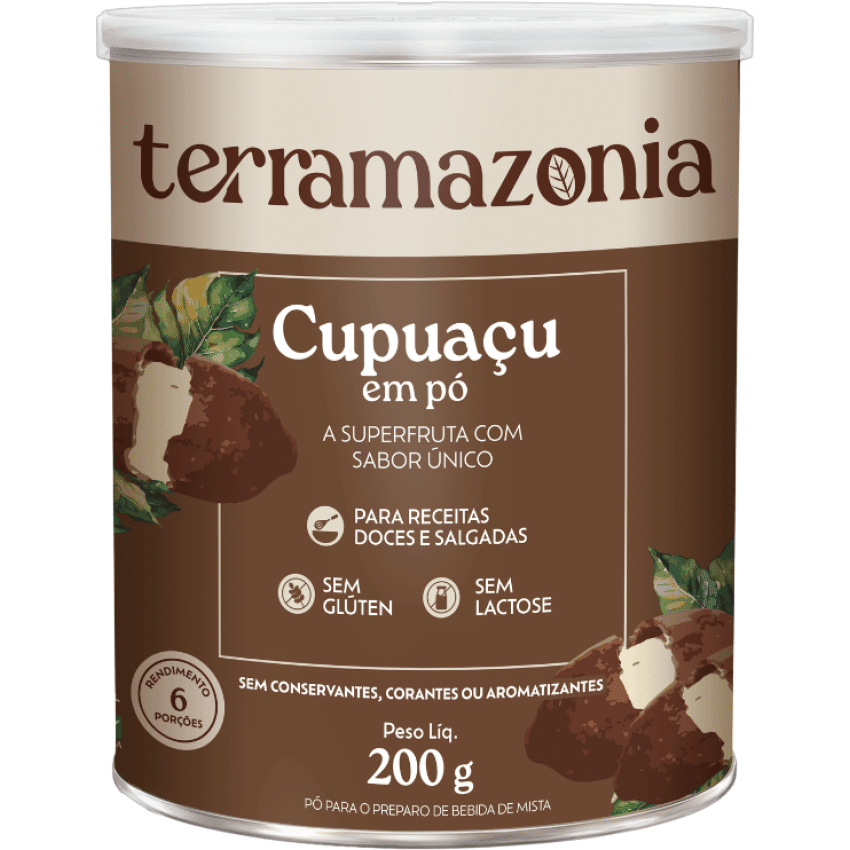 Cupuaçu em Pó 200g lata - Terramazônia