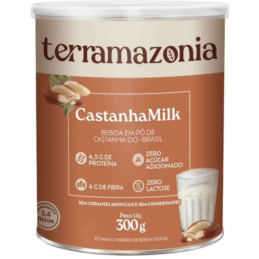 Leite de Castanha em Pó - CastanhaMilk 300g - Terramazônia