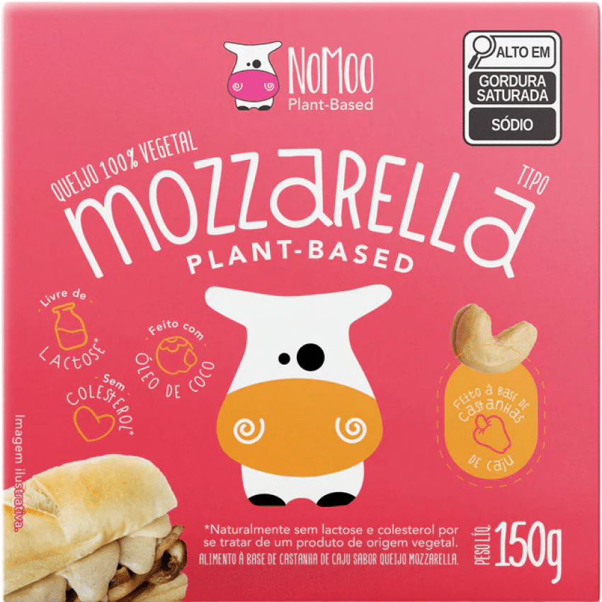 Queijo Mussarela Vegano 150g - Nomoo